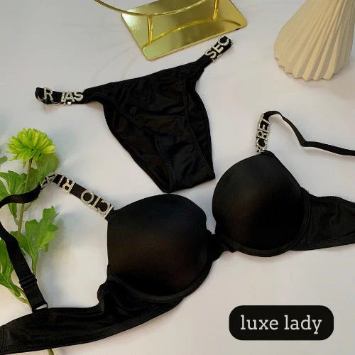 Shiny Fabric Victoria’s Secret Bra & Panty Set